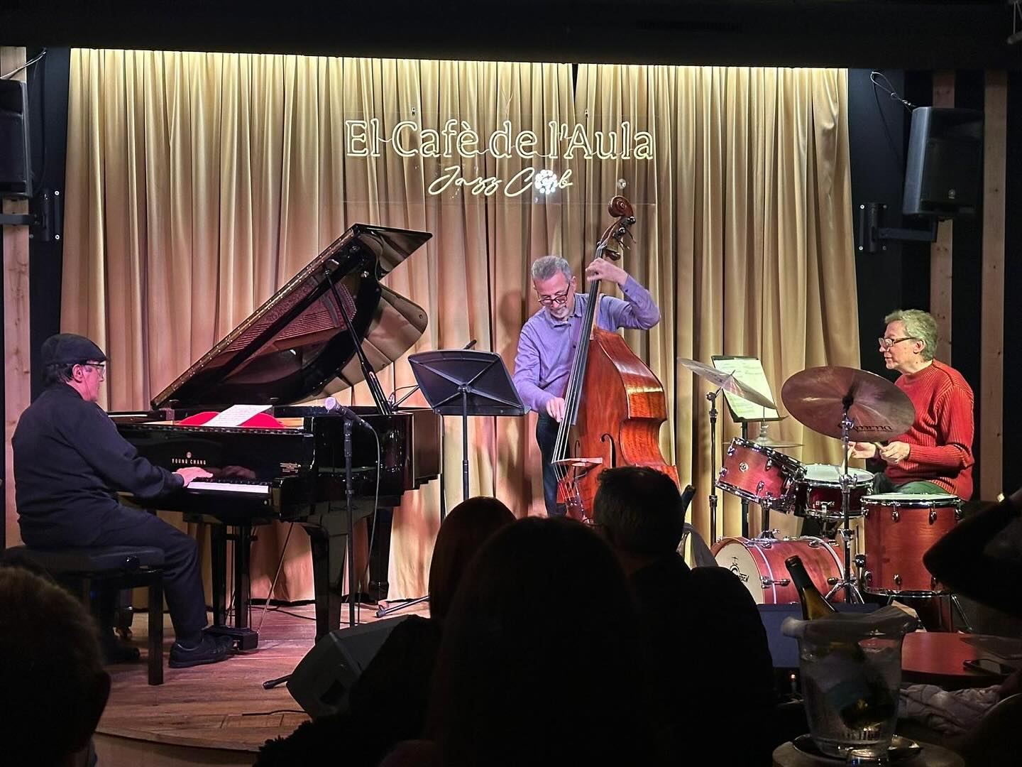 Luis Pardellans Trio concert at Cafè de l'Aula
